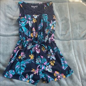 Girls Size  10 Floral Romper